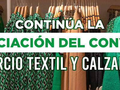 Fetico considera que se están "dando pasos importantes que son claves para alcanzar un convenio colectivo estatal para todo el sector del comercio textil y de calzado"