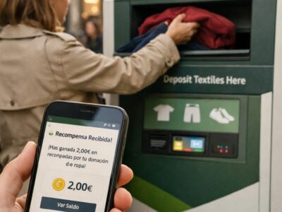 Humana participa en un proyecto europeo de depósito y devolución de textiles usados