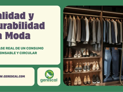 Gerescal impulsa el sentido común en moda: calidad y durabilidad como pilares de un consumo responsable y una verdadera economía circular