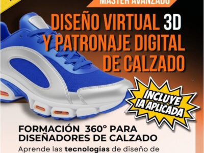 Avecal y 3DSoul lanzan la 4ª edición del Máster Avanzado en Diseño Virtual 3D y Patronaje Digital de Calzado, con la IA integrada en todo el proceso creativo e industrial