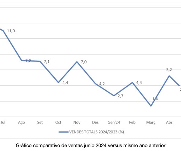 Las tiendas adheridas a Comertia crecen un 3% en junio, frente al mismo mes del año anterior