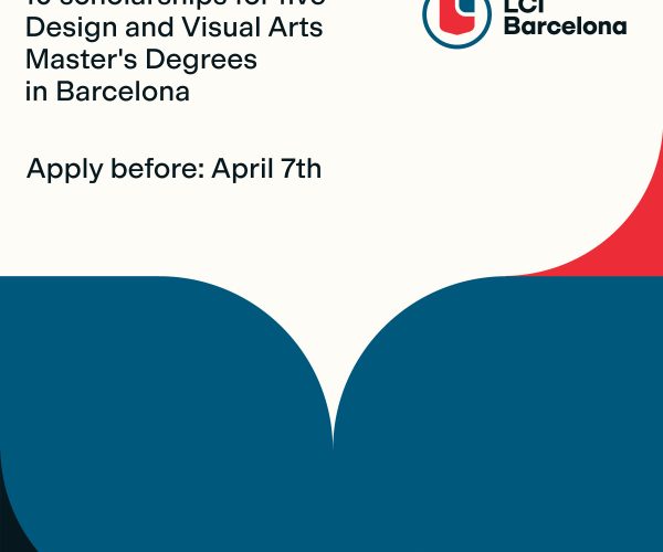 La Escuela de Diseño y Artes Visuales LCI Barcelona ofrece 10 becas para programas de máster internacionales