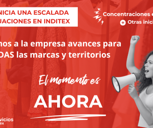 Tras la publicación de beneficios récord de Inditex, CCOO inicia una escalada de actuaciones para exigir avances en las Mesas de negociaciones estatales