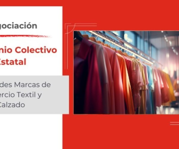 CCOO asegura que las negociaciones del Convenio de comercio textil y calzado con la Asociación Retail Textil España (ARTE) "continúa con las posiciones aún muy alejadas"