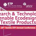 La Conferencia Anual de ETP Textil 2025 tendrá lugar los días 13 y 14 de mayo en la sede de AITEX en Alcoy