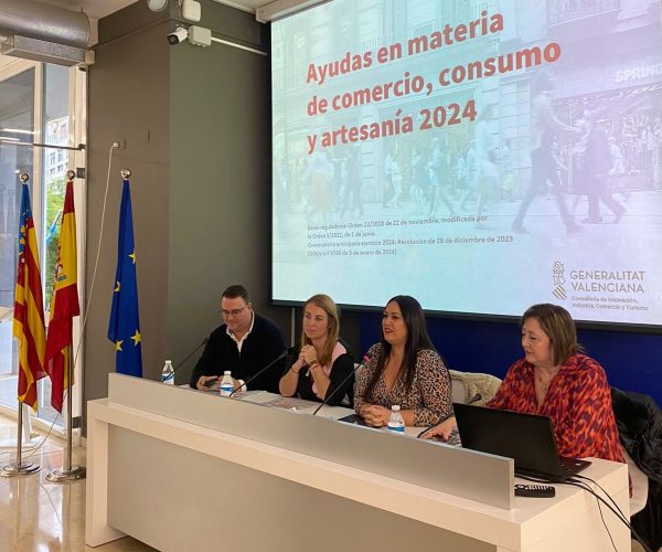 La Generalitat Valenciana presenta por primera vez junto a la Federación Valenciana de Municipios y Provincias las ayudas en materia de comercio, consumo y artesanía