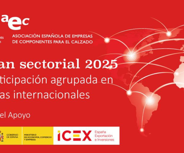 La Asociación Española de Empresas de Componentes para el Calzado (AEC) lanza su Plan Sectorial 2025 con el apoyo del ICEX