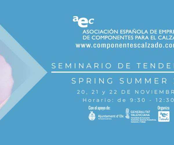 La Asociación Española de Empresas de Componentes para el Calzado (AEC) organiza un seminario de Tendencias de moda Primavera Verano 2025