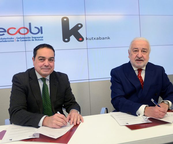 Kutxabank y CECOBI colaborarán para impulsar la recuperación del sector comercial de Bizkaia