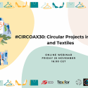 Co-creación y co-innovación para la nueva moda y textil, el mensaje altavoz de CirCoAX by CircularInnoBooster durante la Semana Europea de la Minimización de Residuos