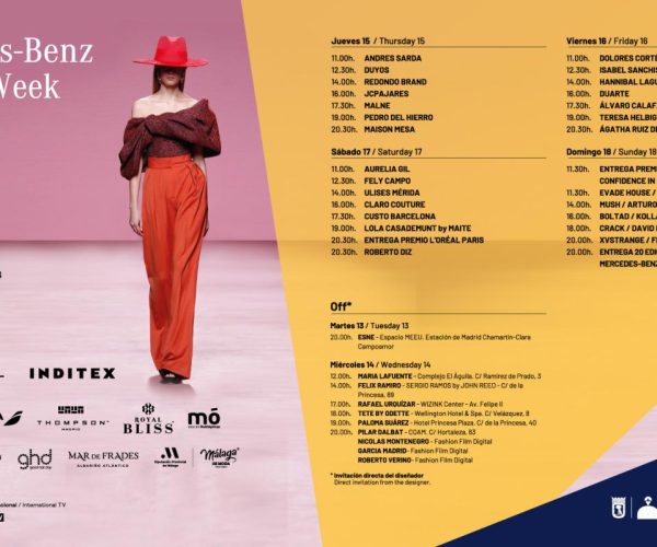 Mercedes-Benz Fashion Week Madrid (MBFWM) inicia la cuenta atrás de su 76ª edición