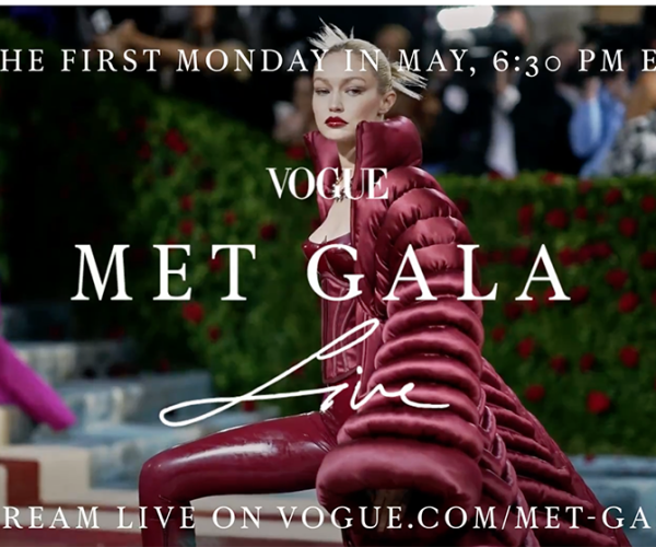 VOGUE retransmitirá la noche del 1 de mayo la alfombra roja de la MET GALA