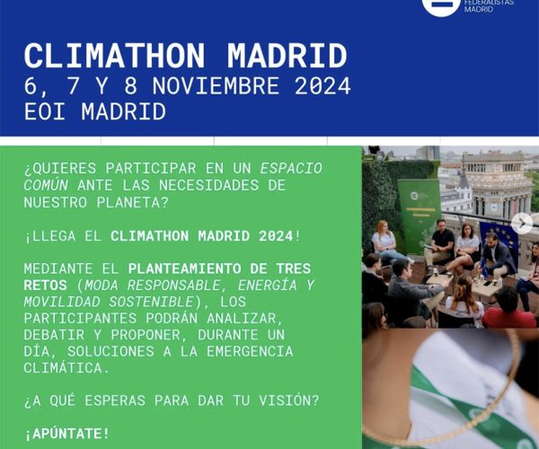 La Fundación Academia de la Moda Española (FAME) promueve el Climathon Madrid con el Reto Moda Responsable