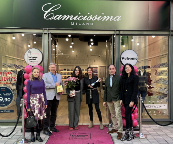 Camicissima abre la primera tienda de España en La Torre Outlet Zaragoza