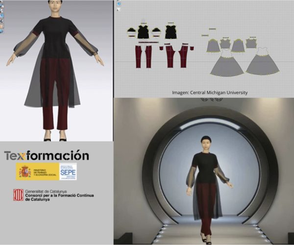 La Confederación de la Industria Textil (Texfor) organiza el curso 'Diseño de moda CLO 3D – Inicial'