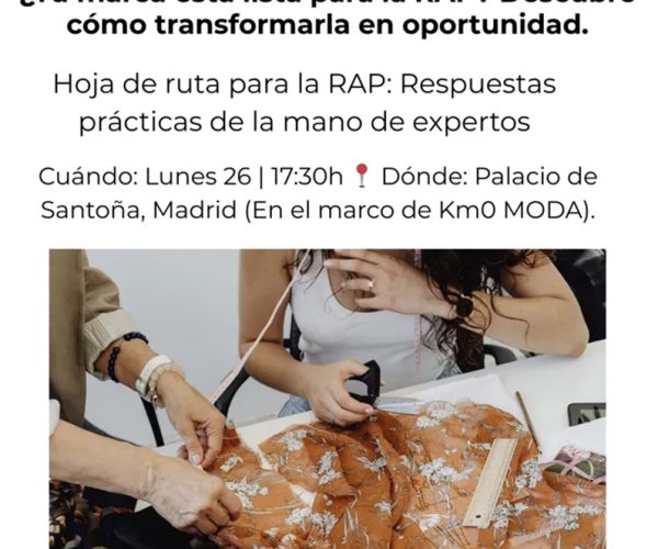 Km0 MODA organiza la Jornada sectorial “Retos y oportunidades de la Responsabilidad Ampliada del Productor (RAP)”