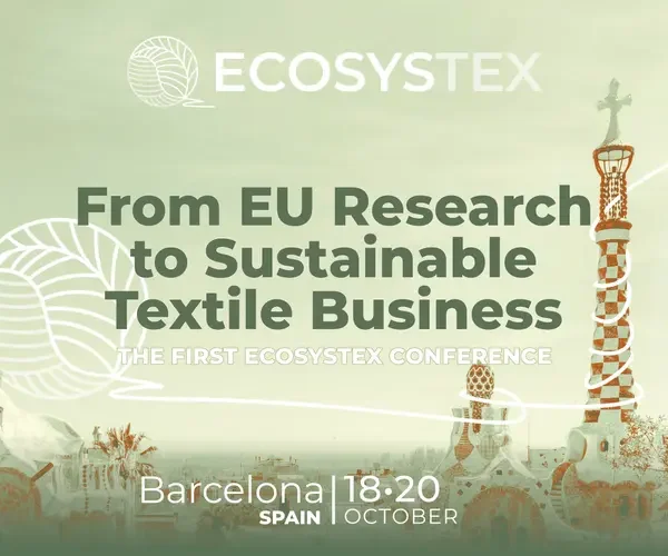 Textile ETP abre el registro para la primera Conferencia ECOSYSTEX en Barcelona