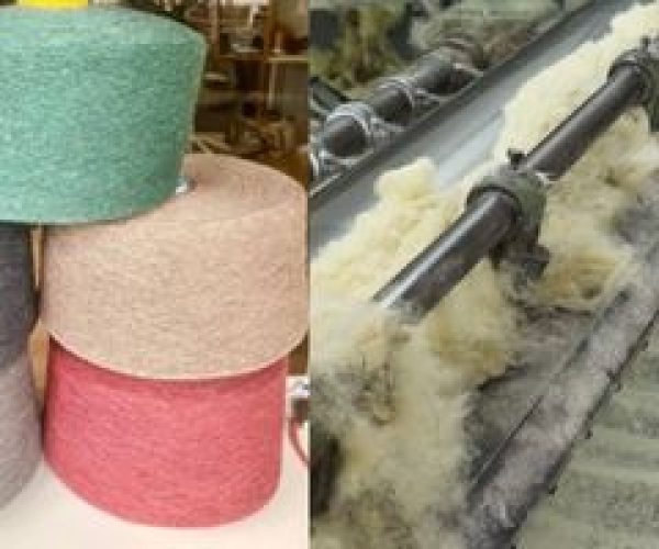 Fase final del proyecto Circularwool liderado por Solidança: caracteritzación y creación de hilaturas recicladas