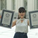 Olga If celebra el segundo aniversario de su doble Guinness World Records en Moda