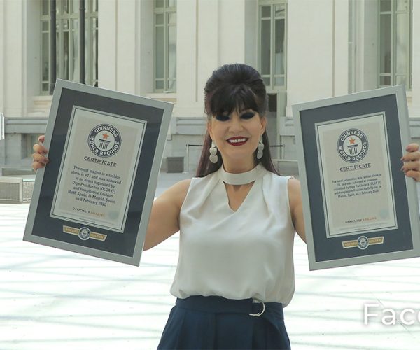 Olga If celebra el segundo aniversario de su doble Guinness World Records en Moda