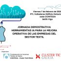 COINTEGA y el CLUSTER TIC organizan una jornada demostración de herramientas IA para la mejora operativa de las empresas del sector Textil