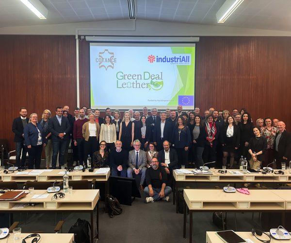 COTANCE e industriAll Europe celebran la Conferencia y conclusiones finales del GREEN DEAL LEATHER en Bruselas