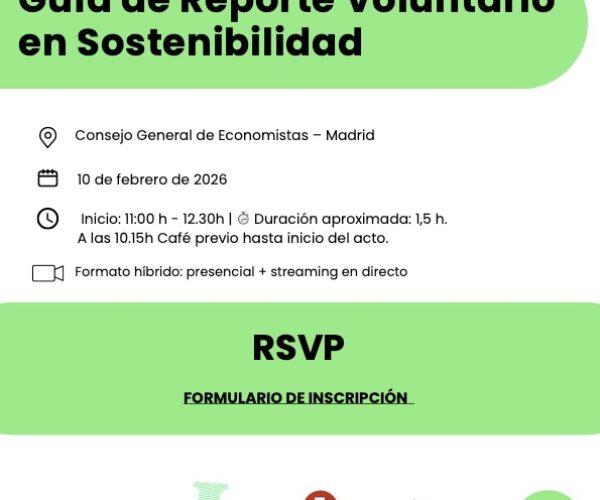 No te pierdas hoy la presentación de la Guía de Reporte Voluntario en Sostenibilidad impulsada por el Observatorio del Textil y la Moda y el Consejo General de EconomistasNo te pierdas hoy la presentación de la Guía de Reporte Voluntario en Sostenibilidad impulsada por el Observatorio del Textil y la Moda y el Consejo General de Economistas