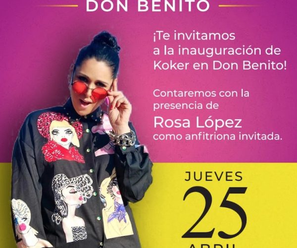 Koker aterriza este jueves en Don Benito con Rosa López y una explosión de moda