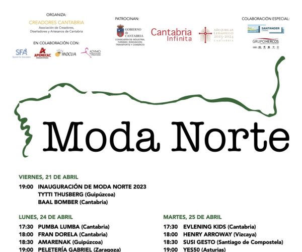 Moda Norte 2023 se celebrará del 21 al 25 de abril en el Hotel Real de Santander