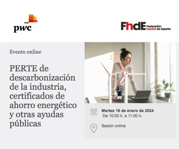 La Asociación Española de Empresas de Componentes, Curtidos y Maquinaria para el Calzado y la Marroquinería (AEC) promueve el webinar PERTE de descarbonización de la industria de PWC