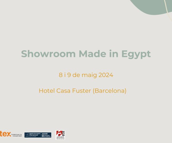 El Clúster catalán de la moda (Modacc) co-organiza el showroom "Made in Egypt"