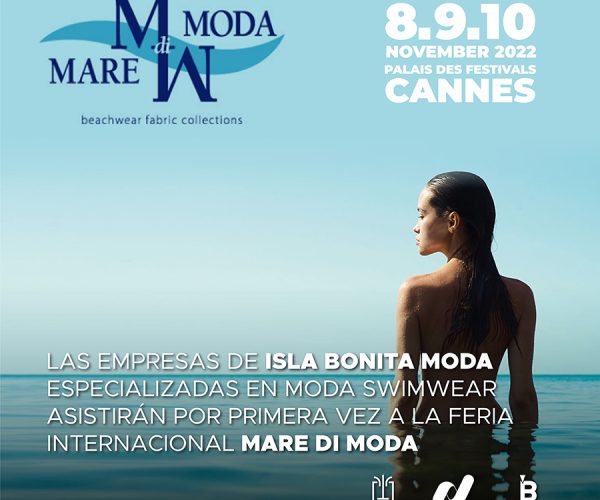 Las empresas de Isla Bonita Moda especializadas en moda swimwear asistirán por primera vez a la Feria Internacional Mare di Moda