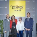 Modesto Lomba (presidente de ACME), Esperanza González (diputada de Desarrollo Económico Sostenible de la Diputación de Málaga y responsable de Málaga de Moda), Pepa Bueno (directora ejecutiva de ACME) e Ignacio Gurrea (CEO Tic Innova Consulting)