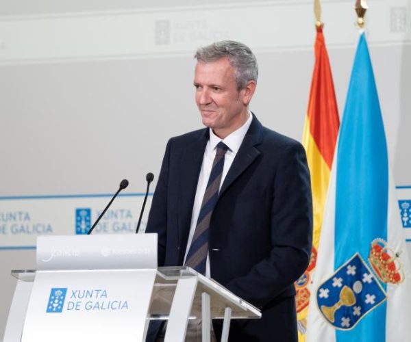 Alfonso Rueda, presidente de la Xunta de Galicia.