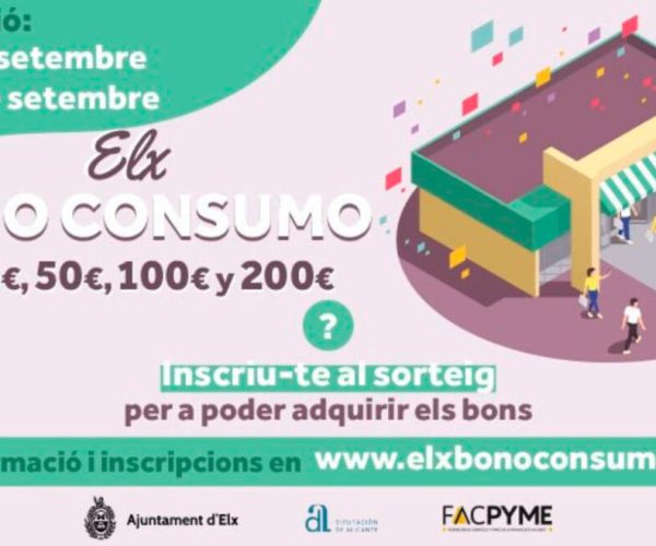 Vuelven los bonos consumo a Elche con una repercusión de, al menos, 2,4 millones de euros en el municipio