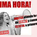 INDITEX responde a CCOO, pero la organización mantiene las concentraciones de hoy