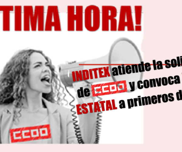 INDITEX responde a CCOO, pero la organización mantiene las concentraciones de hoy