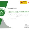 Sogama, reconocida con el indicador ARDÁN de Empresa Circular 2025